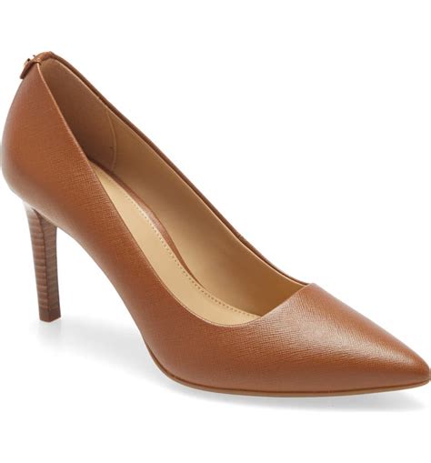 michael kors dorothy flex pump leather